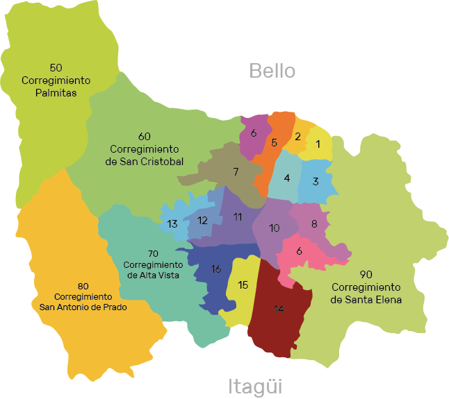 Mapa comunas